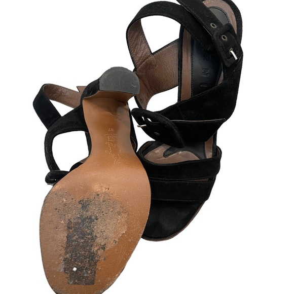 Marni Suede Leather Heels - Picture 14 of 16